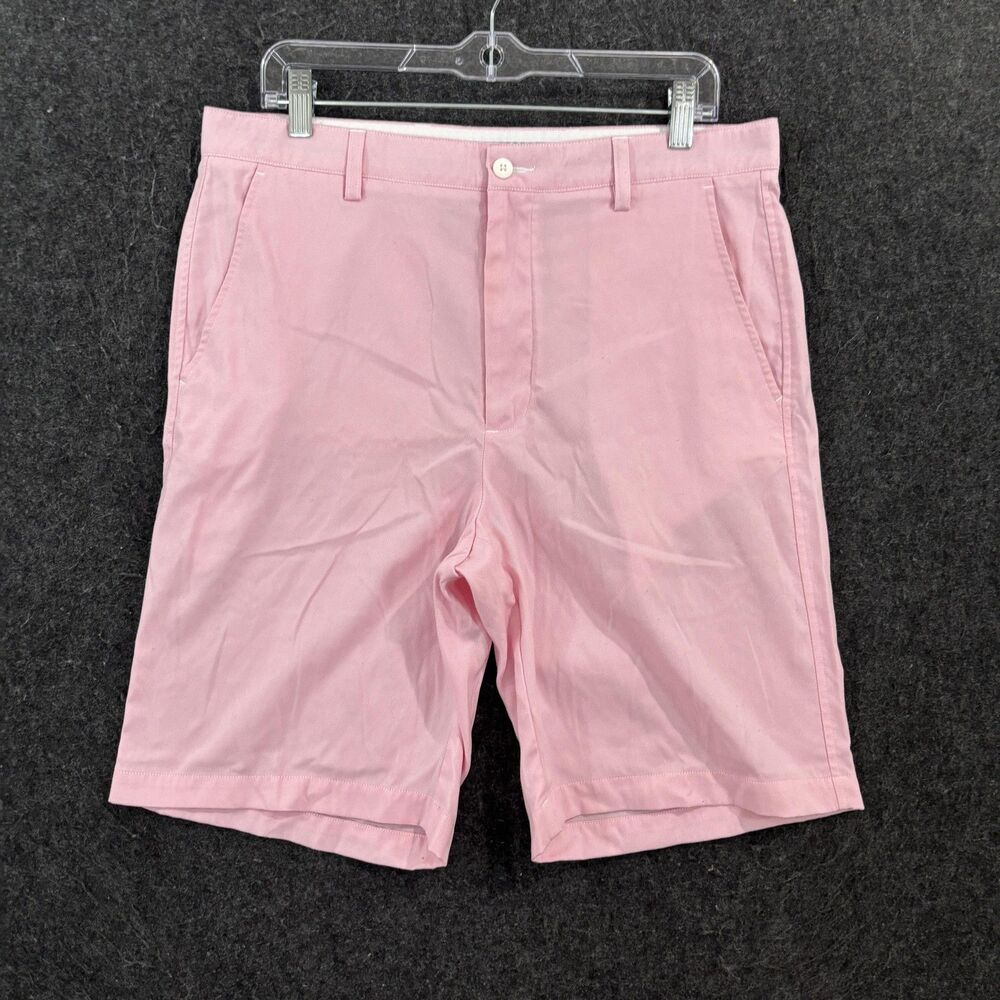 FootJoy Golf Shorts Men's 34 Pink 10" Chino Pockets Casual Summer Preppy